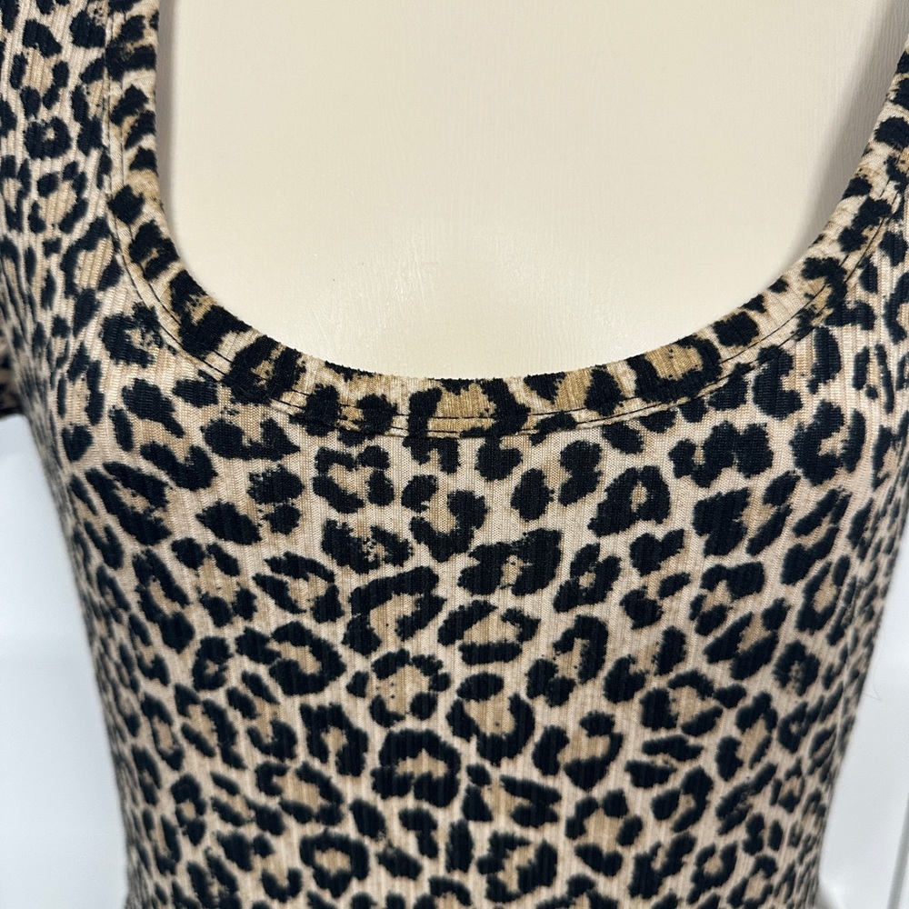 Jessica Simpson Leopard Print Maxi Dress size L - Picture 3 of 3